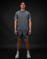 R4W ESSENTIALS TEE SLATE GREY