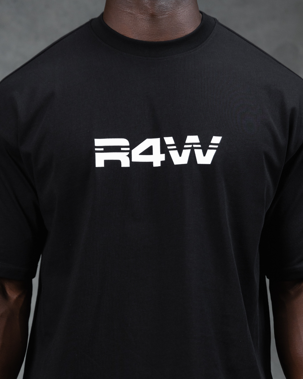 R4W OVERSIZED TEE BLACK