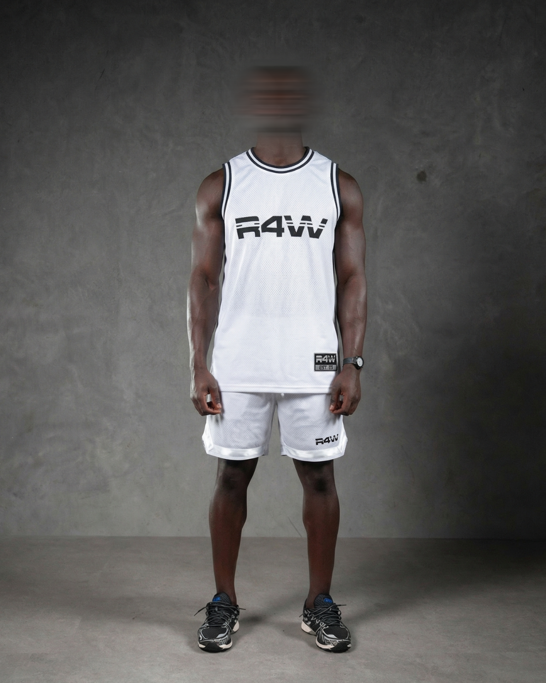 R4W BASKETBALL JERSEY WHITE