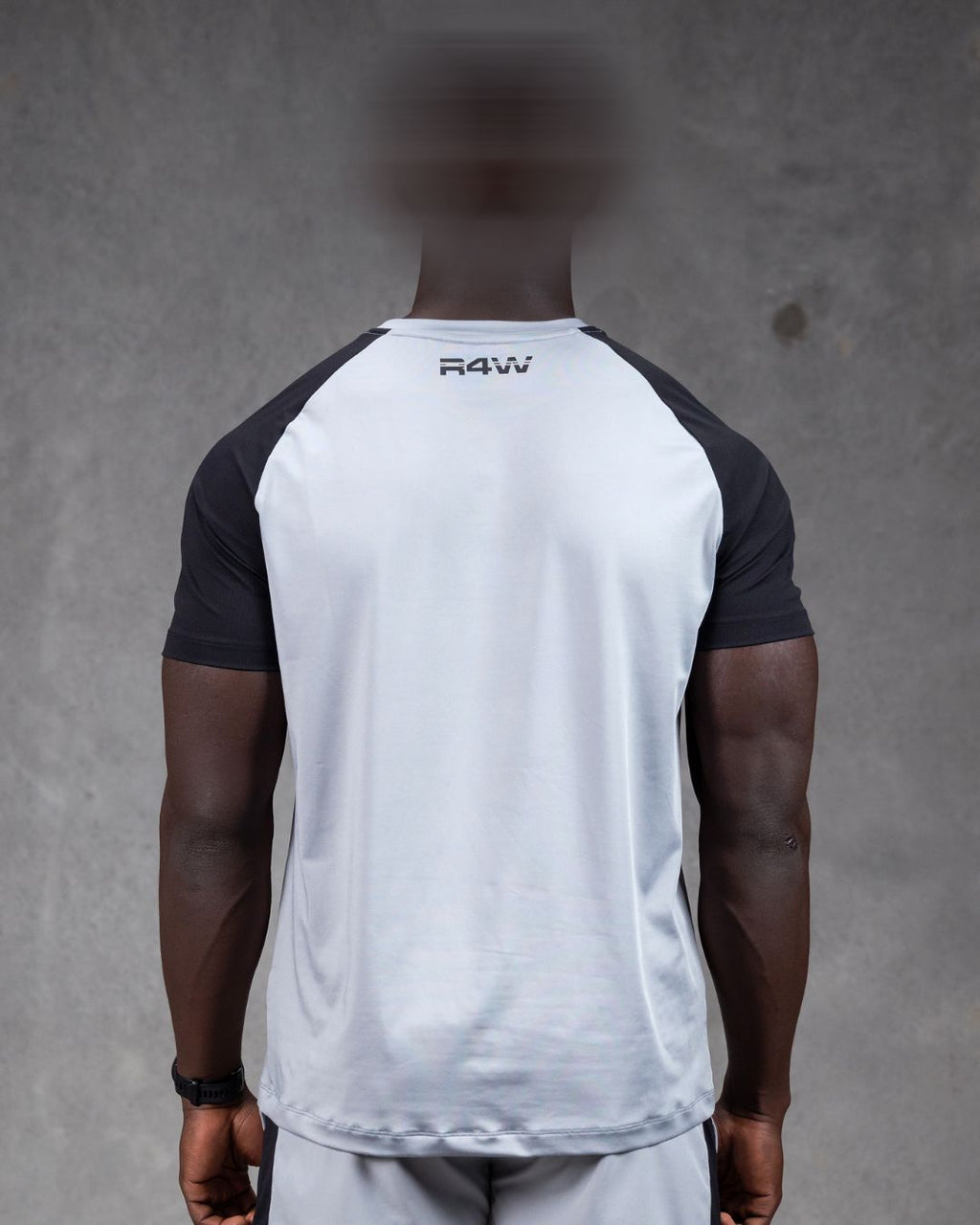 R4W HYBRID TEE GREY/BLACK