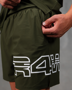 R4W PRO FLEX SHORTS OLIVE GREEN