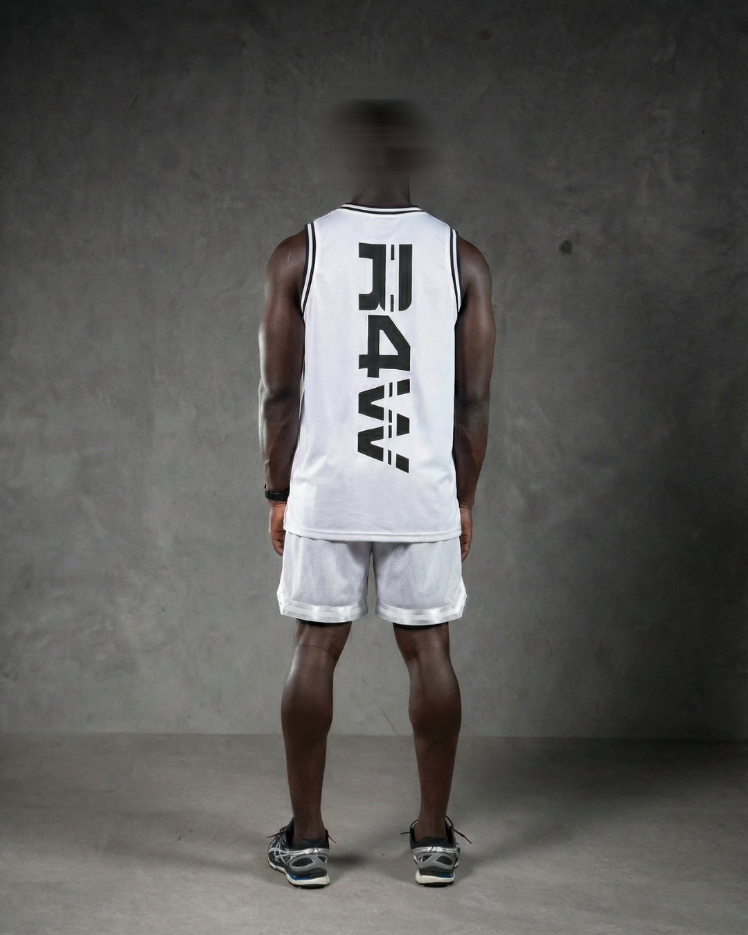R4W BASKETBALL JERSEY WHITE