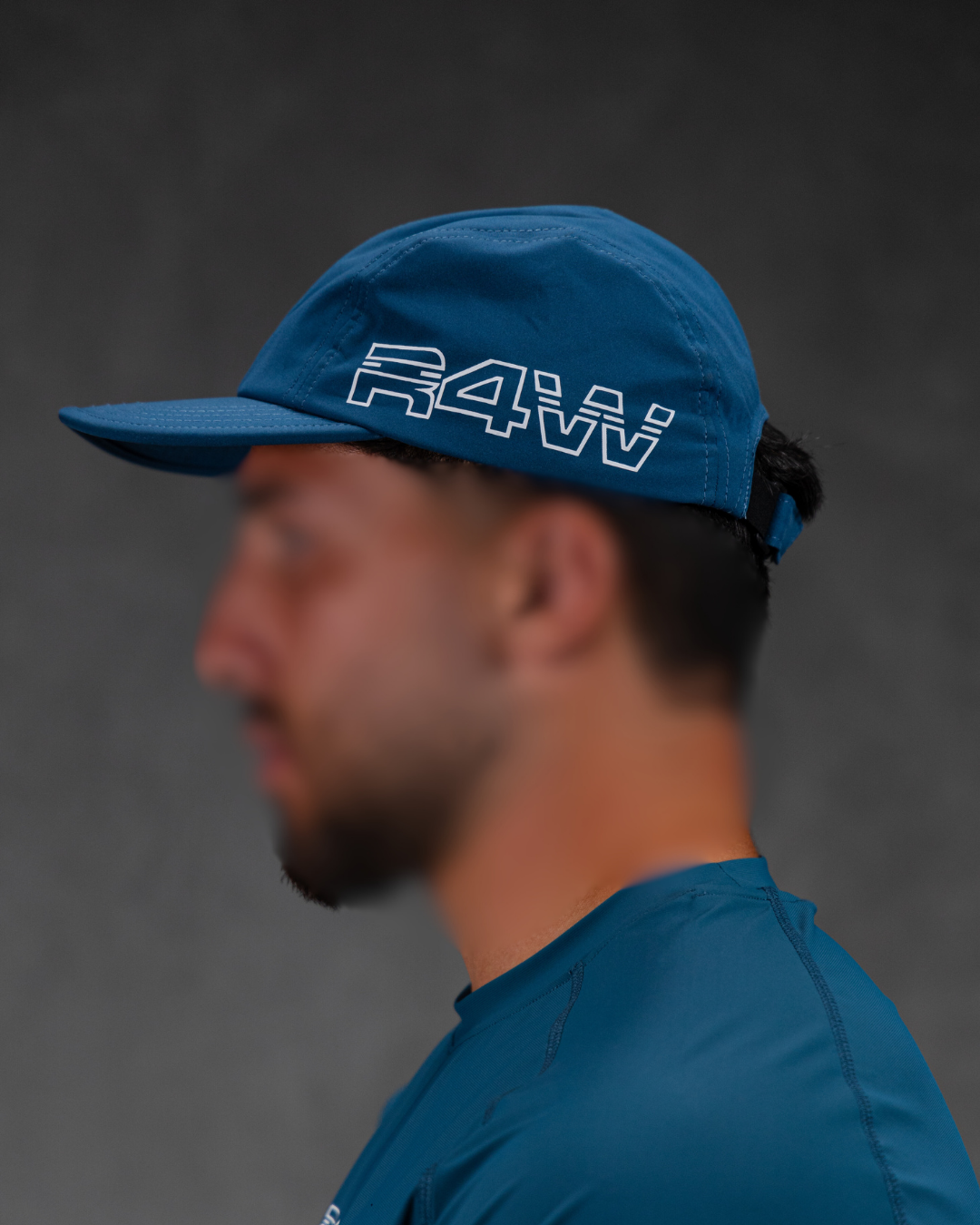 R4W EDGE DRI-FIT HAT AZURE