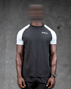 R4W HYBRID TEE BLACK/GREY
