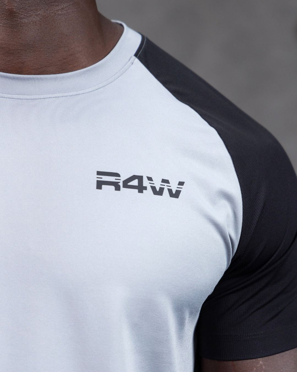 R4W HYBRID TEE GREY/BLACK