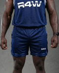 R4W BASKETBALL SHORTS NAVY BLUE