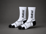 R4W COMPRESSION SOCKS WHITE/BLACK