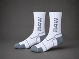 R4W COMPRESSION SOCKS WHITE/GREY