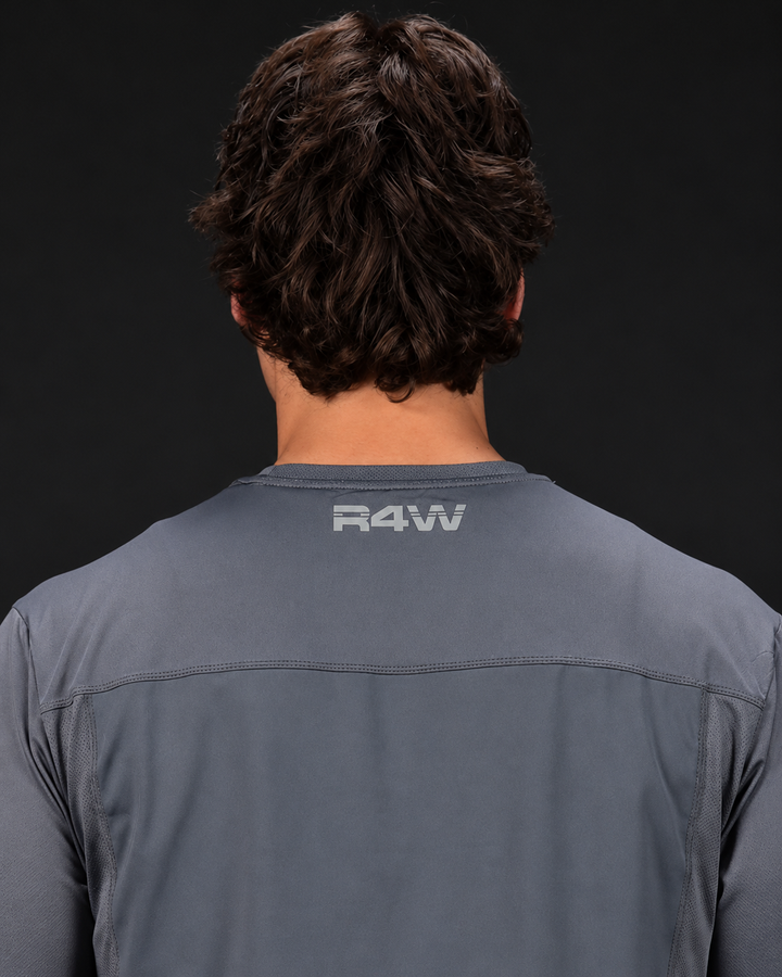 R4W ESSENTIALS TEE SLATE GREY