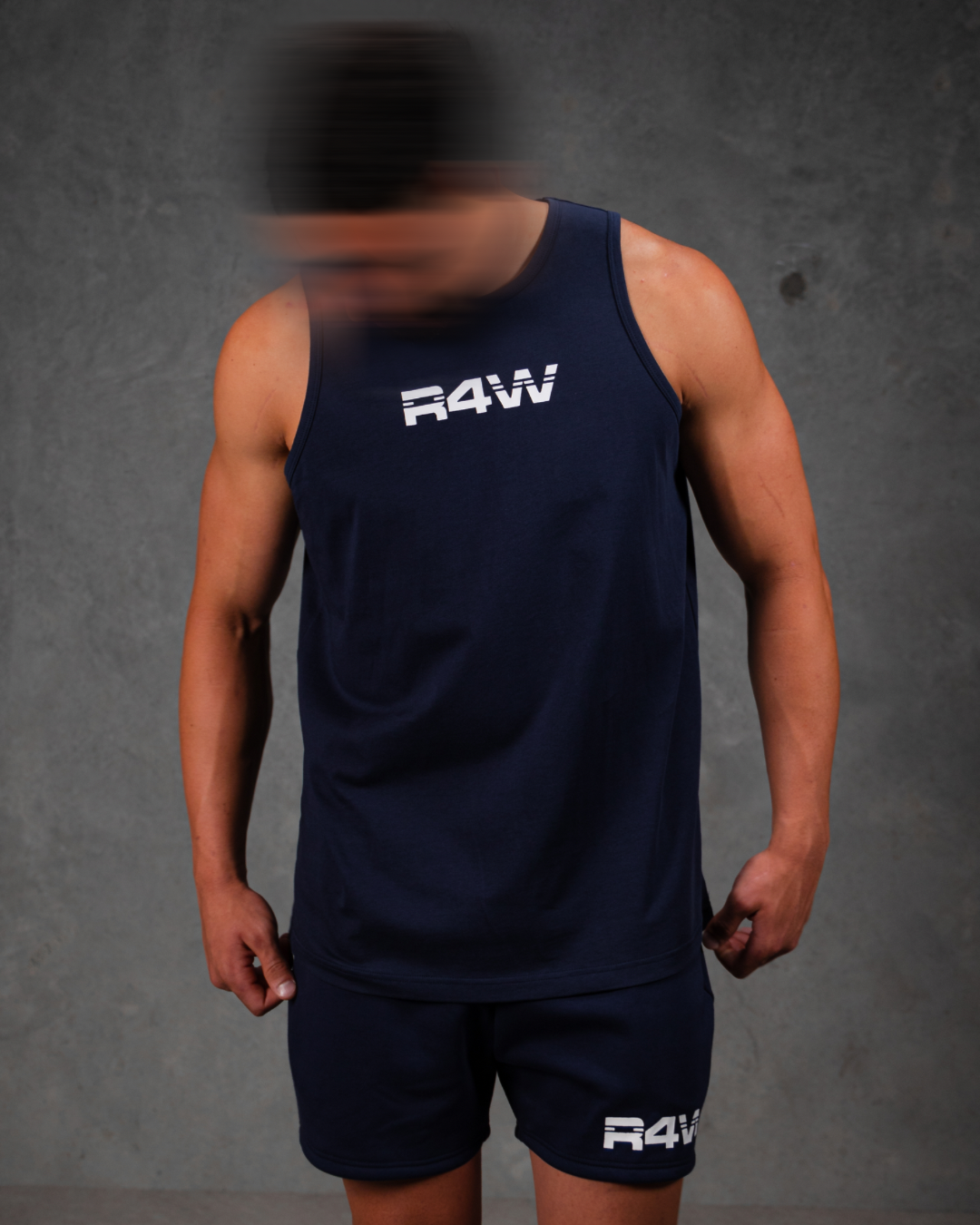 R4W SINGLET NAVY BLUE