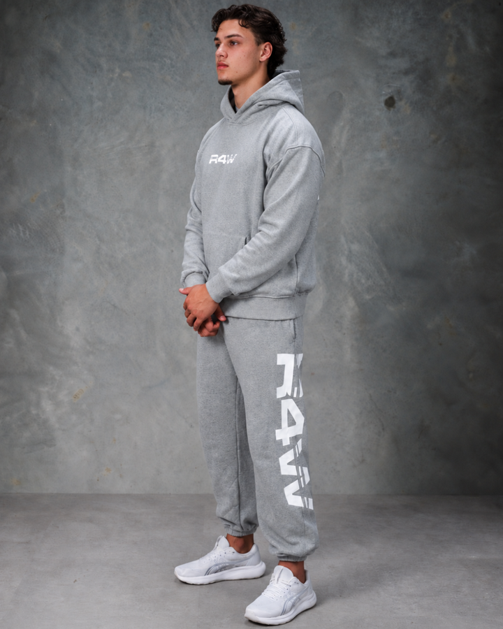 R4W OFF DUTY TRACKPANTS MARL GREY