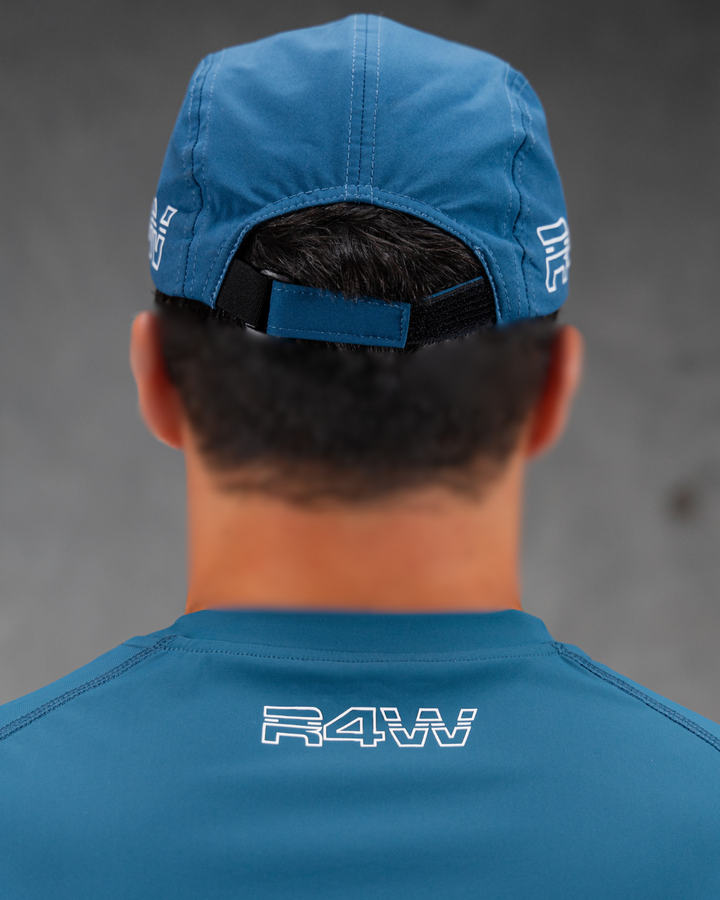 R4W EDGE DRI-FIT HAT AZURE