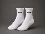 R4W QUARTER SOCKS WHITE (3 PACK)