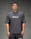 R4W OVERSIZED TEE CHARCOAL