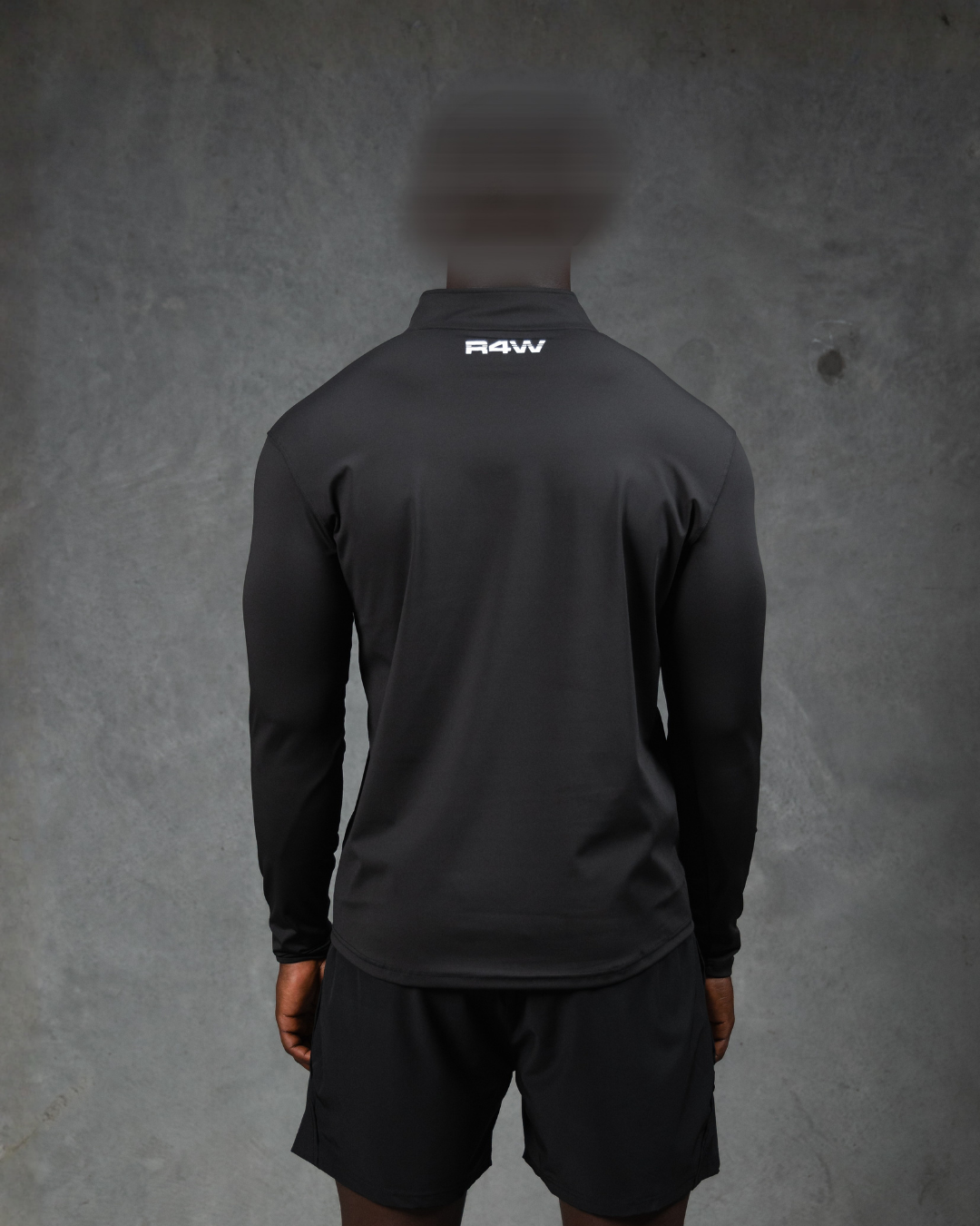 R4W ACTIVE QUARTER ZIP BLACK