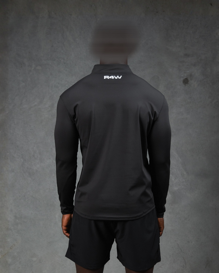 R4W ACTIVE QUARTER ZIP BLACK