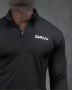 R4W ACTIVE QUARTER ZIP BLACK