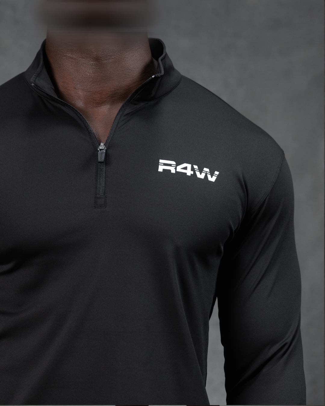 R4W ACTIVE QUARTER ZIP BLACK