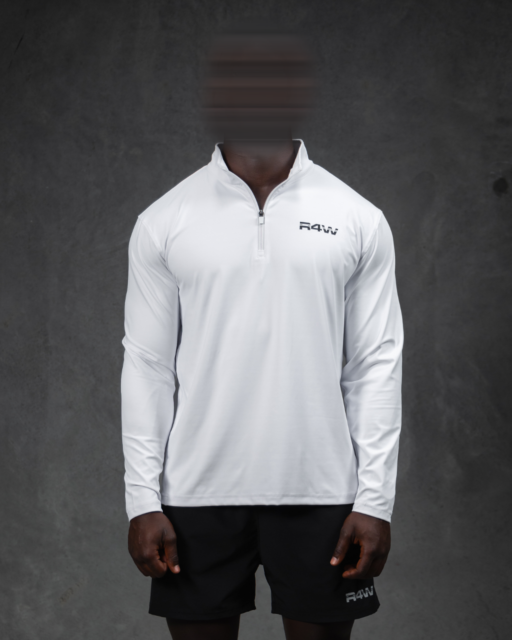 R4W ACTIVE QUARTER ZIP WHITE