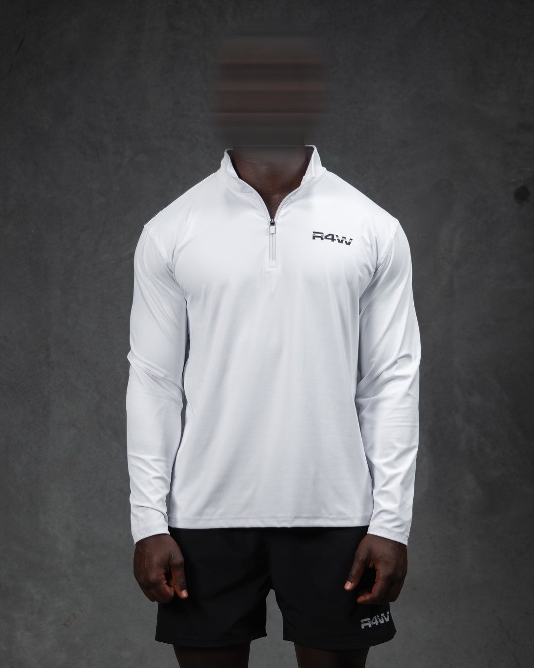 R4W ACTIVE QUARTER ZIP WHITE