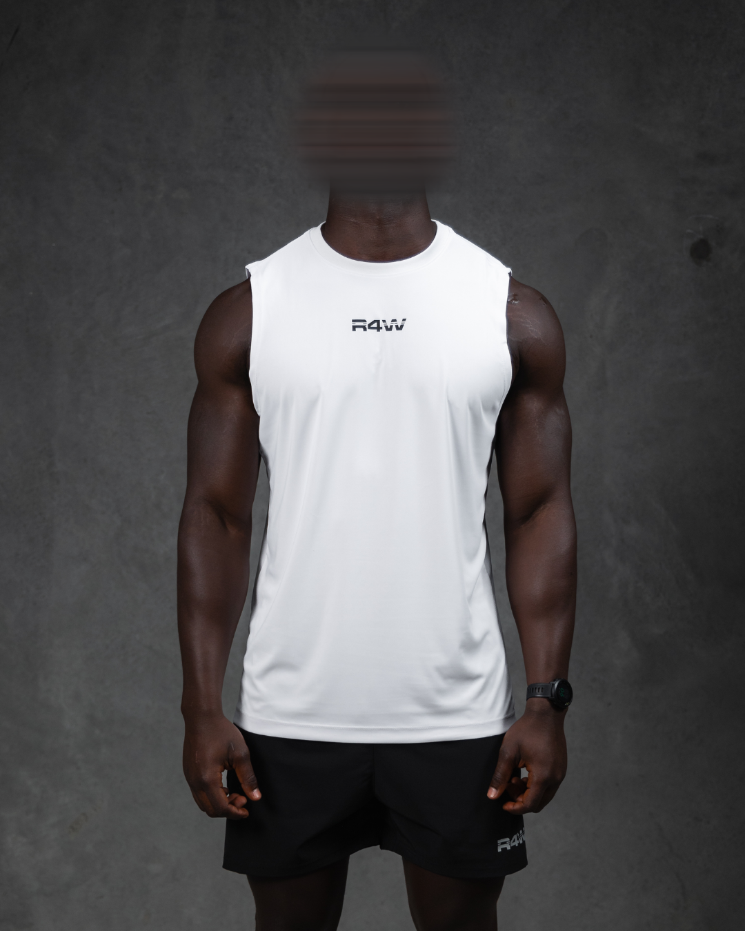 R4W ACTIVE SINGLET WHITE – R4W Active