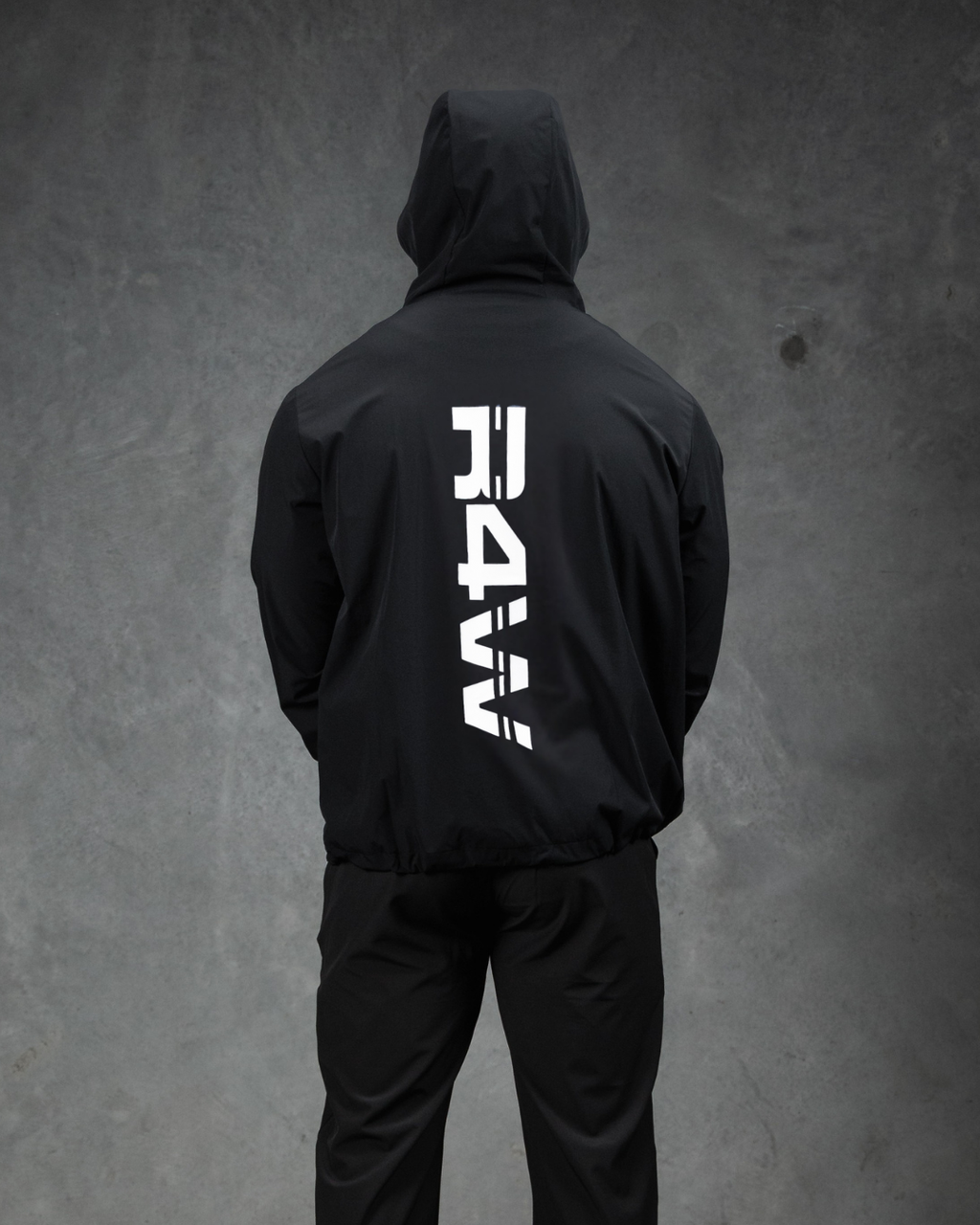 R4W ACTIVE WINDBREAKER JACKET BLACK