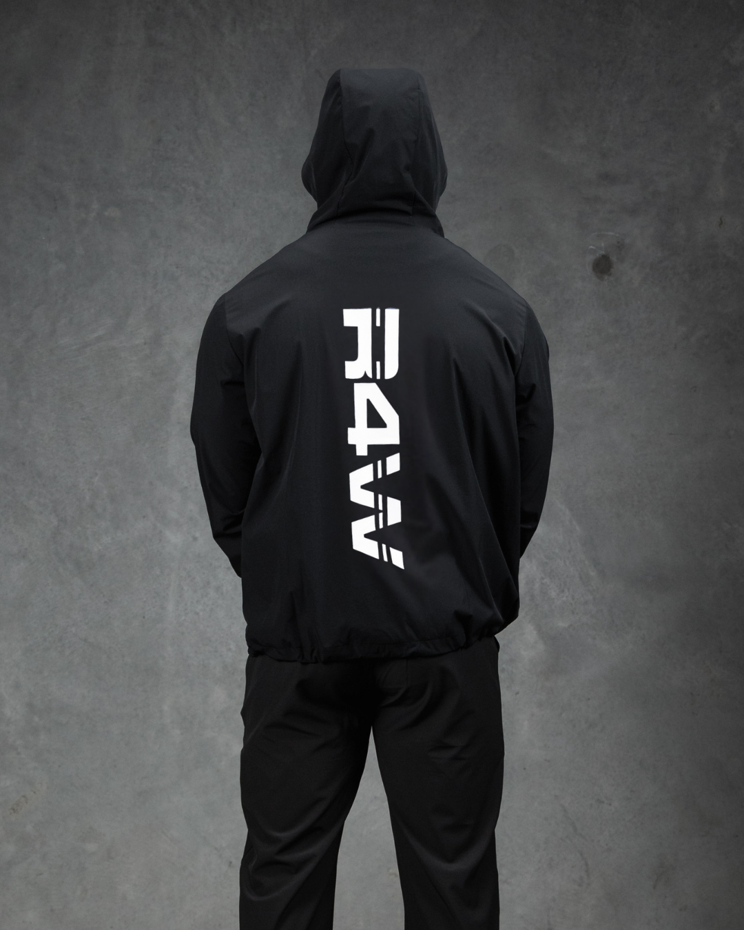 R4W ACTIVE WINDBREAKER JACKET BLACK