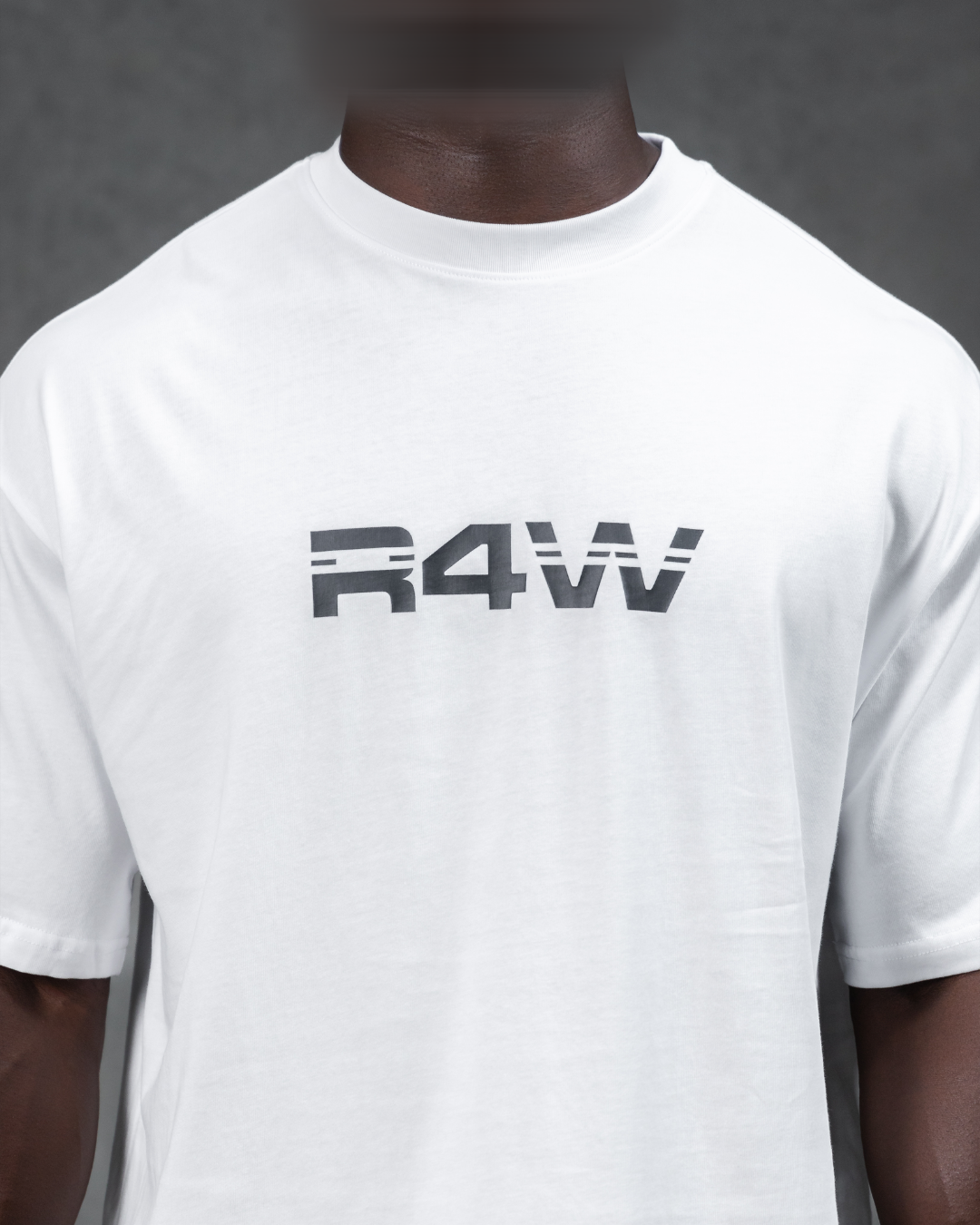 R4W OVERSIZED TEE WHITE