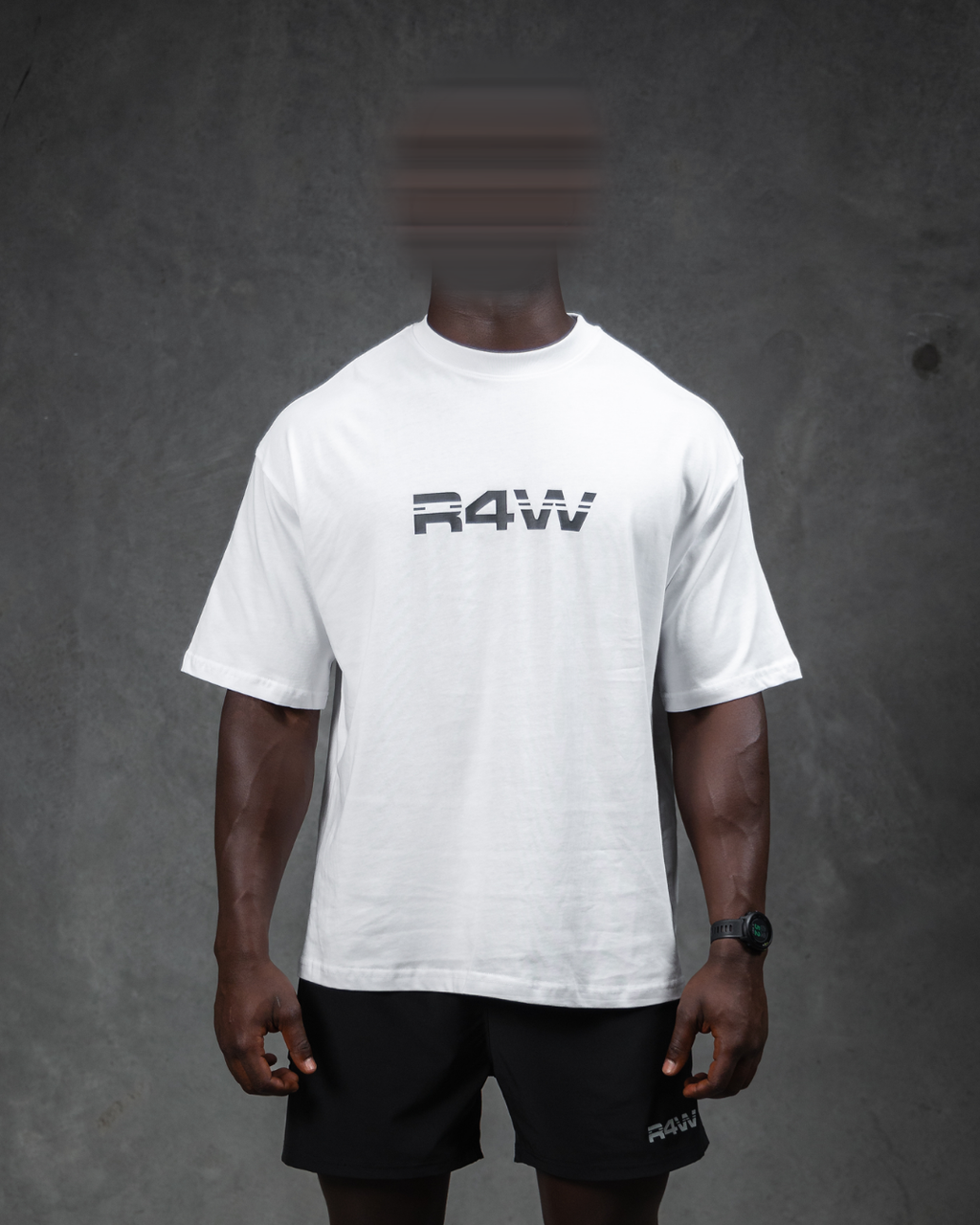 R4W OVERSIZED TEE WHITE