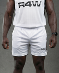 R4W BASKETBALL SHORTS WHITE